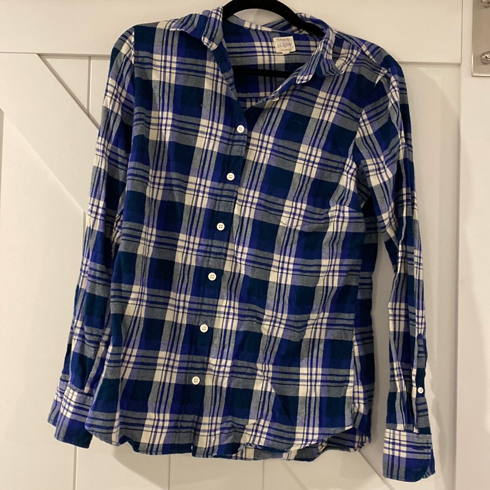 JCREW Flannel shirt size small